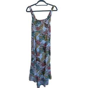 Billabong Midi‎ Dress, Floral, Open Back, Sleeveless, Sz M